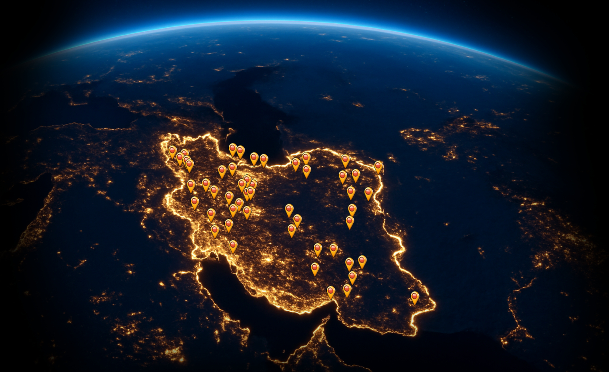 Map of Karina Sanat Fartak Dealerships